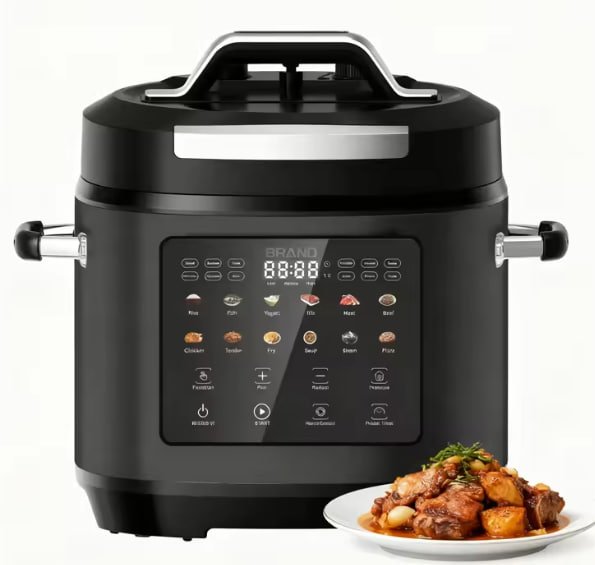Automated Pressure Cooker 12 Function Menus Touch Panel Digital Control Multifunctional Electric Pressure Cooker