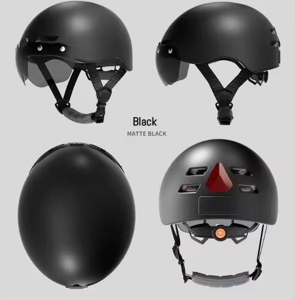 Smart Bike Helmet with LED Light Bluetooth Speaker Turn Signal Cycling Safety Helmet OEM